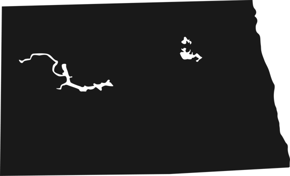 usa map north dakota png