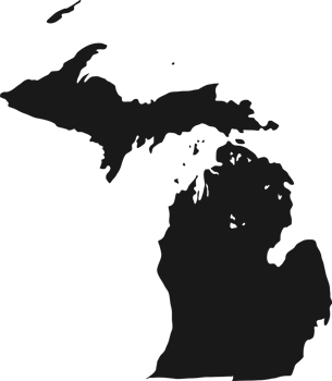 map usa michingan png