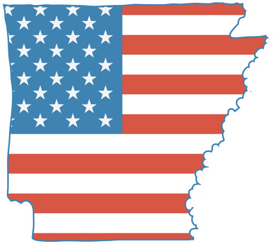 map usa arkansass png