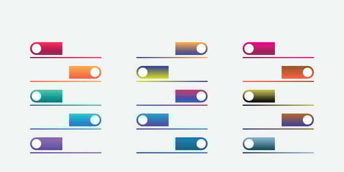 Layered Steps Infographic vector