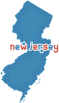 america state map new jersey png