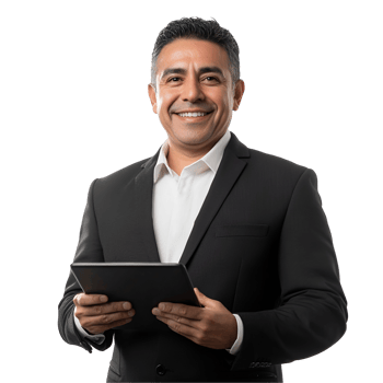 Hispanic Business Owner Portrait png