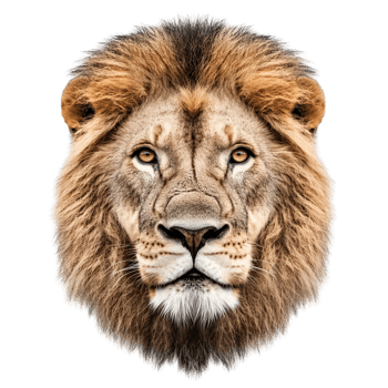 Fierce Lion Close Up png