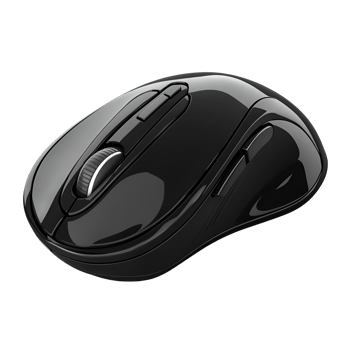 Black Wireless Computer Mouse png