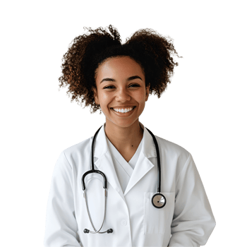 Woman Doctor in Medical Setting png