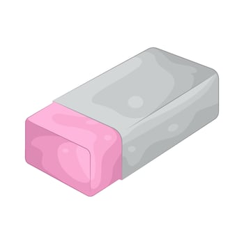 Illustration of eraser vector