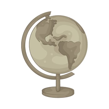 Illustration of globe vector