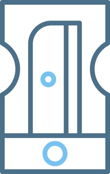 Pencil Sharpener Line Two Colour Icon Design vector