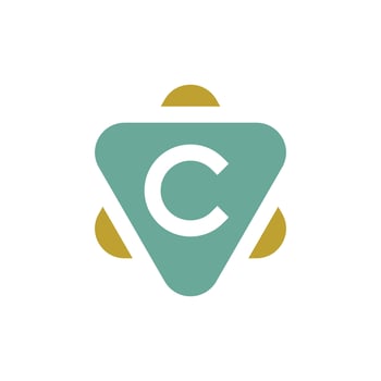 Science fiction abstract symbol letter C logo vector