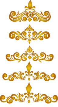 set of ornaments, royal set for wedding invitation and greeting cards, ornaments romantic invitations, Text dividers and arrows, Calligraphic Decorative Elements, Decorative Vintage Elements vector