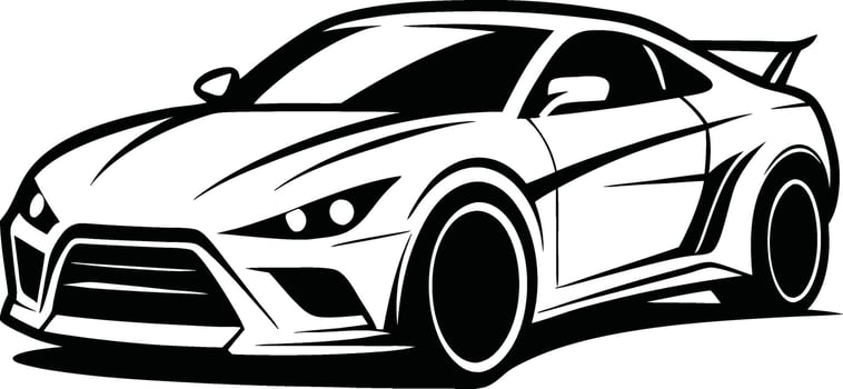 Vintage modern Car vector