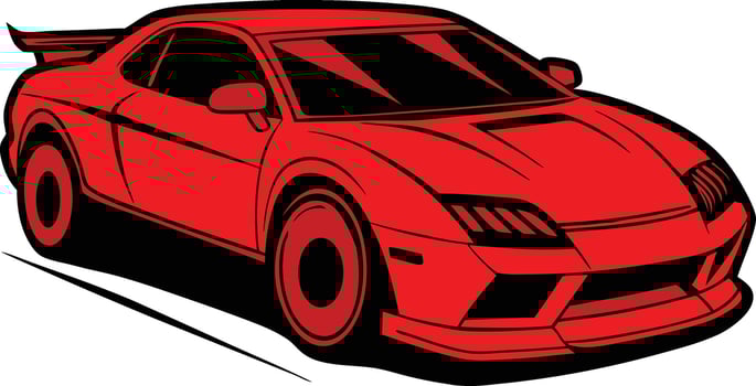 Car vehicle illustration concept vector
