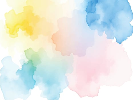 Soft Pastel Watercolor Gradient Background vector