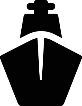 Ship silhouette clipart illustration vector