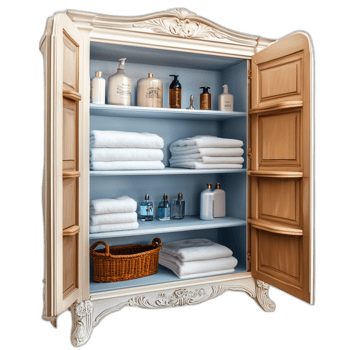 French Linen cabinet Furniture piece, French Furniture design png