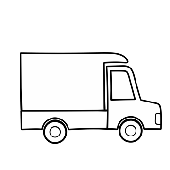 truck isolated on white png