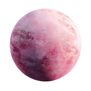 Transparent Background Pink Planet Image png