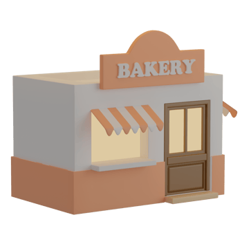 3D Bakery Illustration png