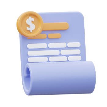 3D Bill Illustration png