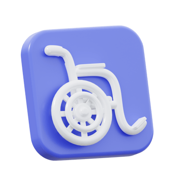 3D Disability Illustration png