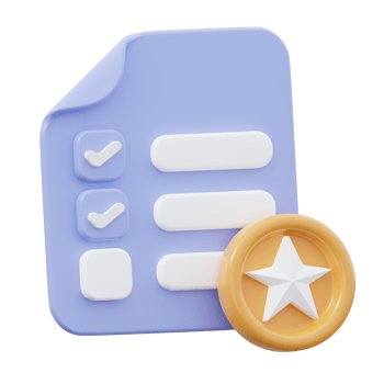 3D Favourite List Illustration png