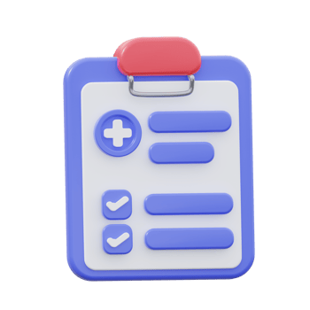 3D Health Records Illustration png