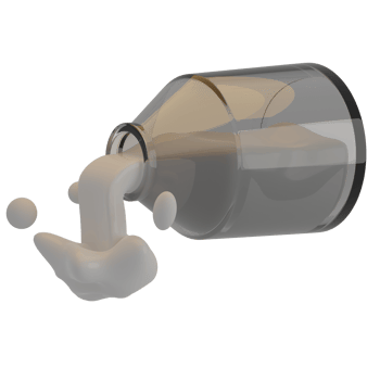 3D Milk Illustration png