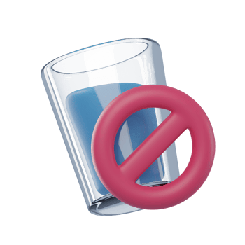 3D No Drink Illustration png