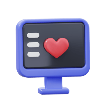 3D Online Reports Illustration png