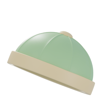 3D Prayer Hat Illustration png