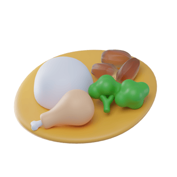 3D Ramdan Food Illustration png
