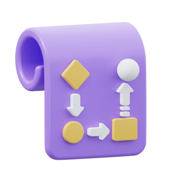 3D Workflow Illustration png
