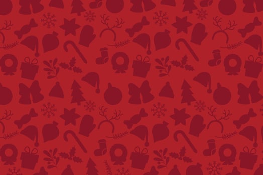 christmas seamless pattern vector