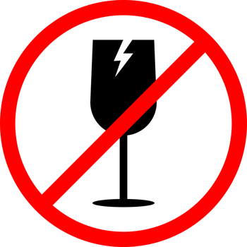 fragile Items Sign or Fragile Handle with Care Sticker Label png