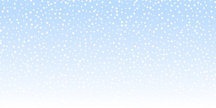 Christmas banner with falling snowflakes design vector