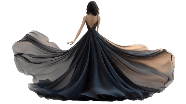 Elegant Maxi Dress Featuring a Flowing Silhouette Perfect for Summer Outings and Special Occasions. png