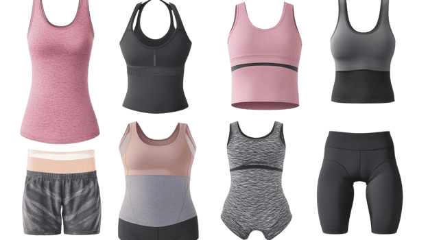 Stylish and Functional Athletic Wear Set Featuring a Sports Bra Perfect for Active Lifestyles and Fitness Activities. png