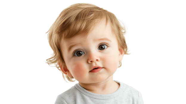 A baby with a big smile on his face png