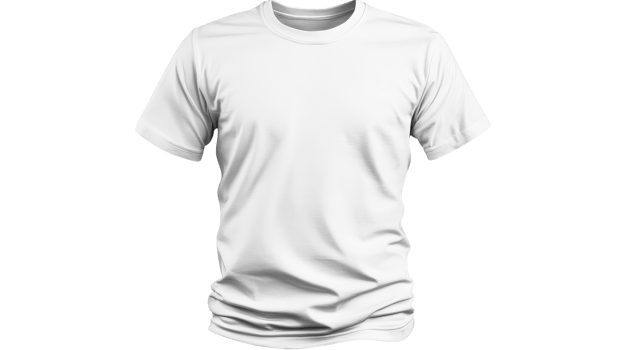 A white t - shirt on a black background png