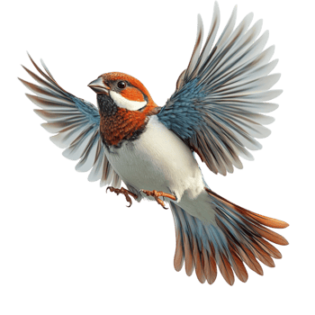 bird flying in the air, png