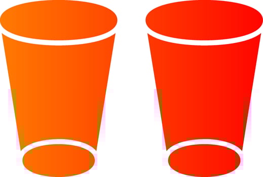 Glasses Colorful Icon Icon vector