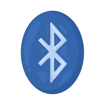 Illustration of Bluetooth vector