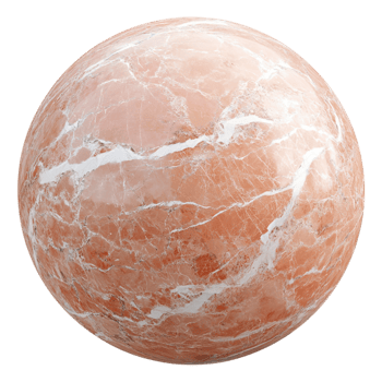 Close up of a peach marble sculpture png