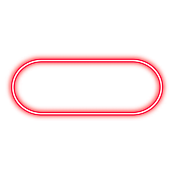 A red neon sign with a circle in the middle png