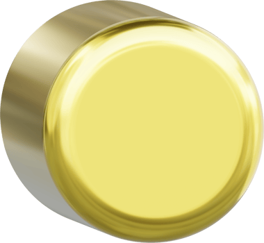 A gold dot text isolated. png