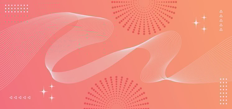 Abstract background with waves for banner on gradient red background. background with wavy lines gradient red. vector