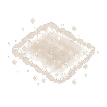 Illustration Logo Line art Nori tempura Japanese snack vector