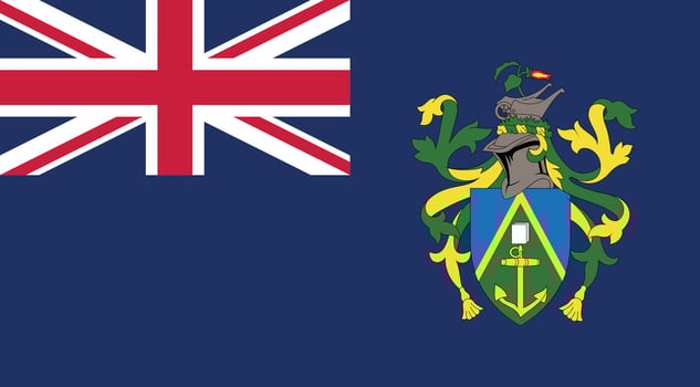 Pitcairn Islands Flag Illustration vector