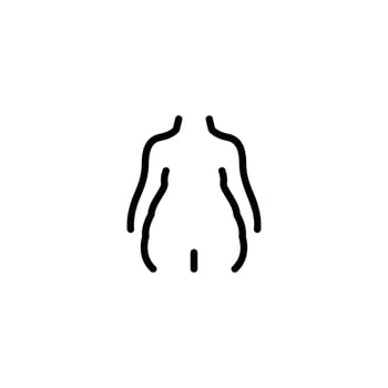 Fat icon or logo design isolated sign symbol illustration. Fat icons collection, high quality black line style suitable for designers, web developers, displays and websites vector