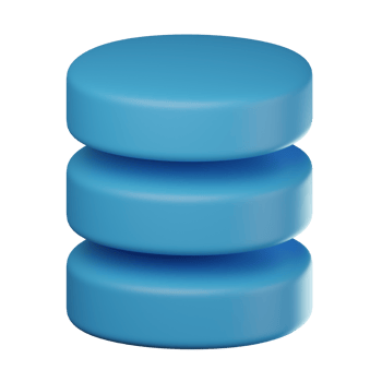 3D Database Transparent Icon Illustration png